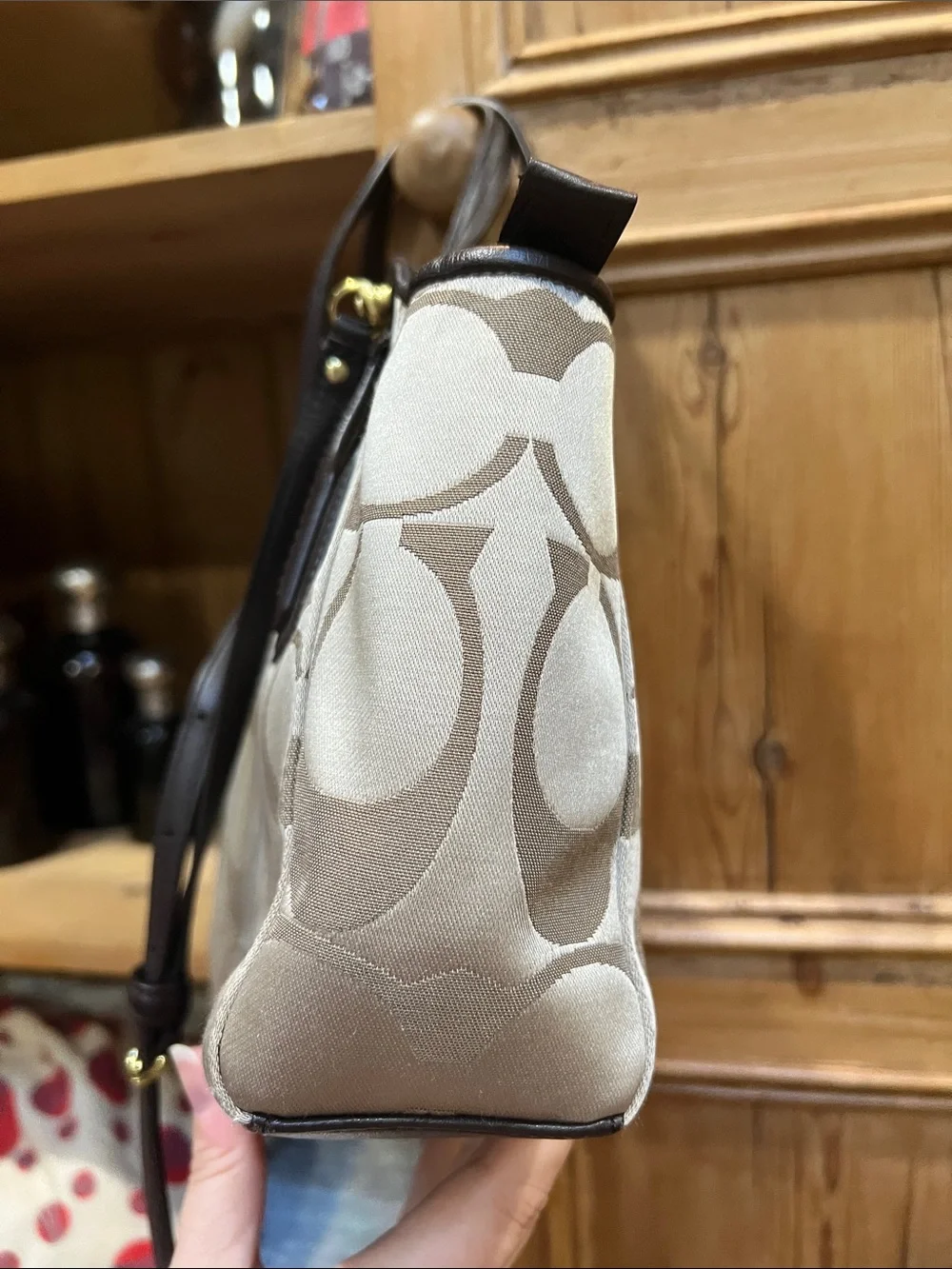 Coach Taylor Signature Mini Tote/Crossbody